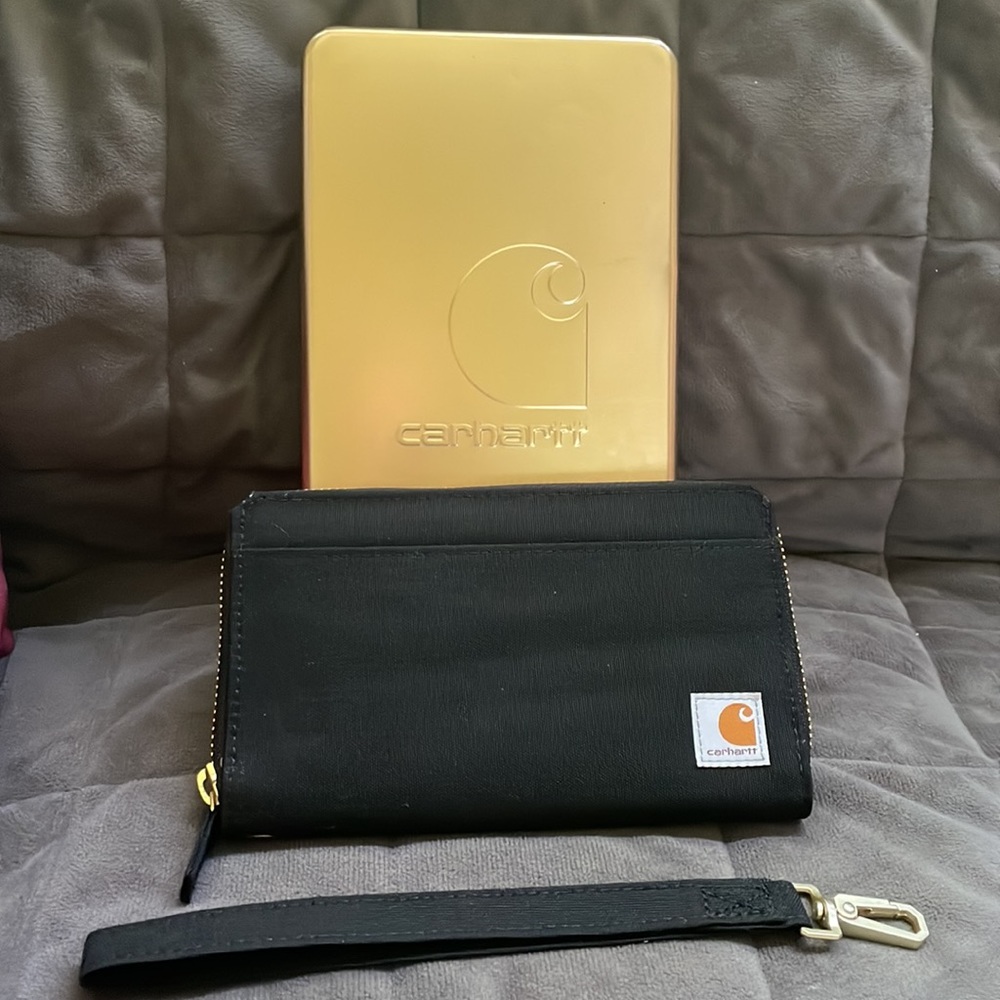 Carhartt Womens Rugged Canvas Lay-Flat Clutch SUPER NICE! - Picture 4 of 5